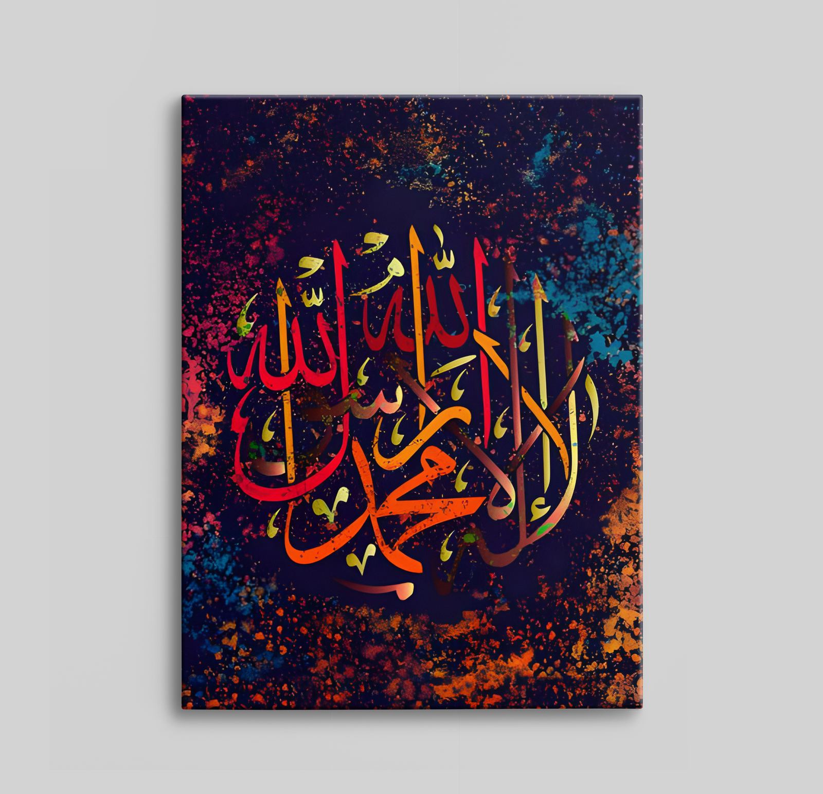 Färgglad Kalligrafi Canvas