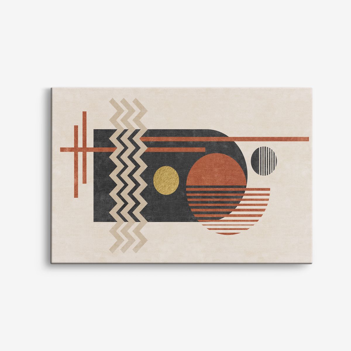 Abstrakt Geometrisk Canvas