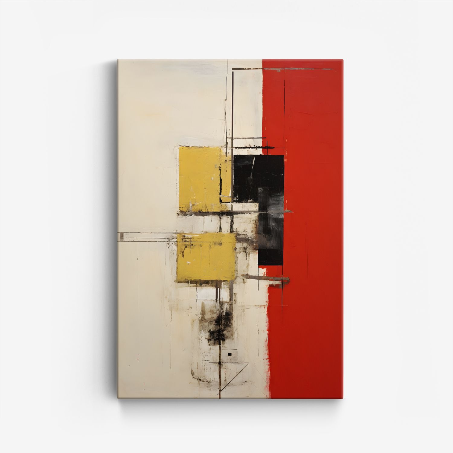 Abstrakt konst canvas - Enstaka stycke