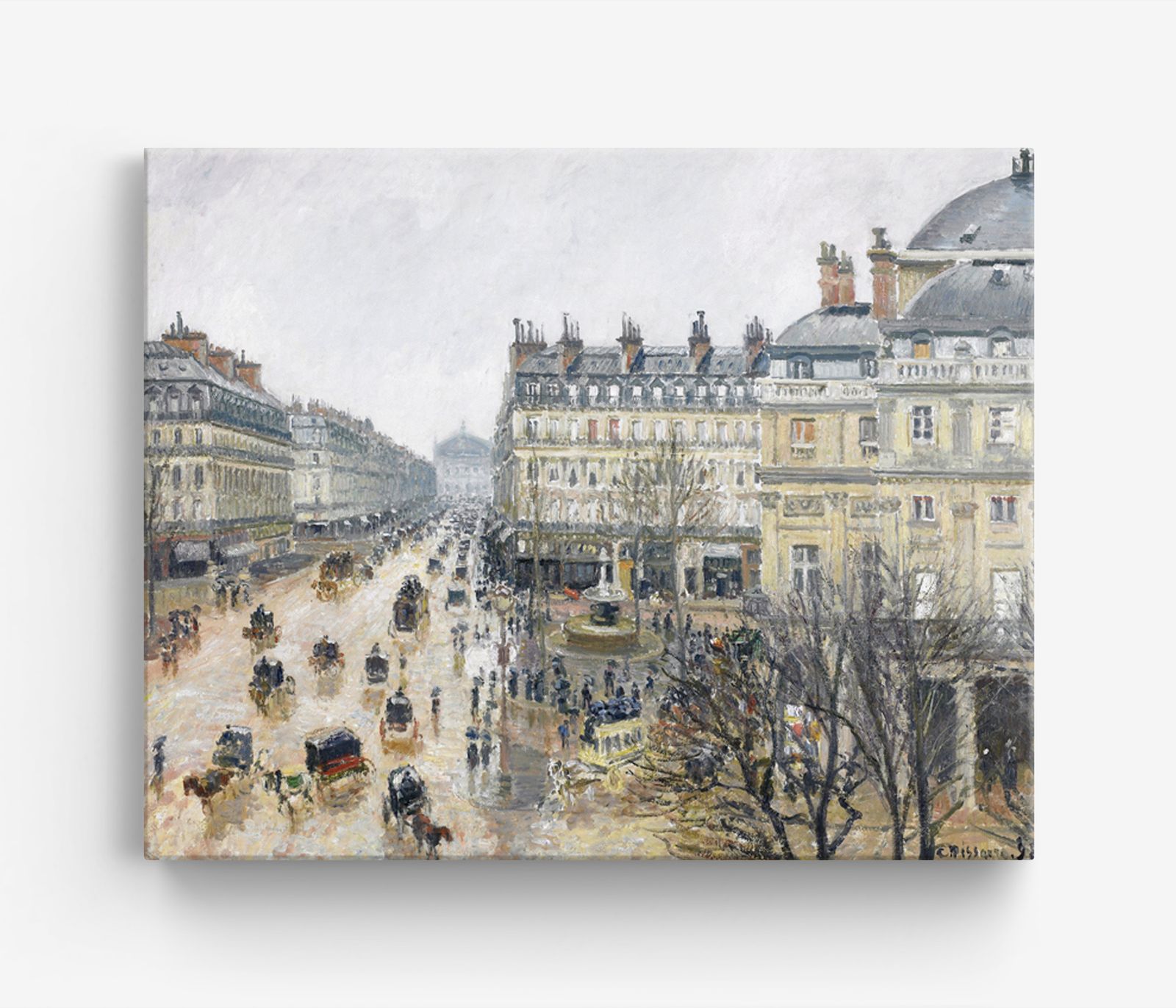 Boulevard Montmartre, Paris Canvas
