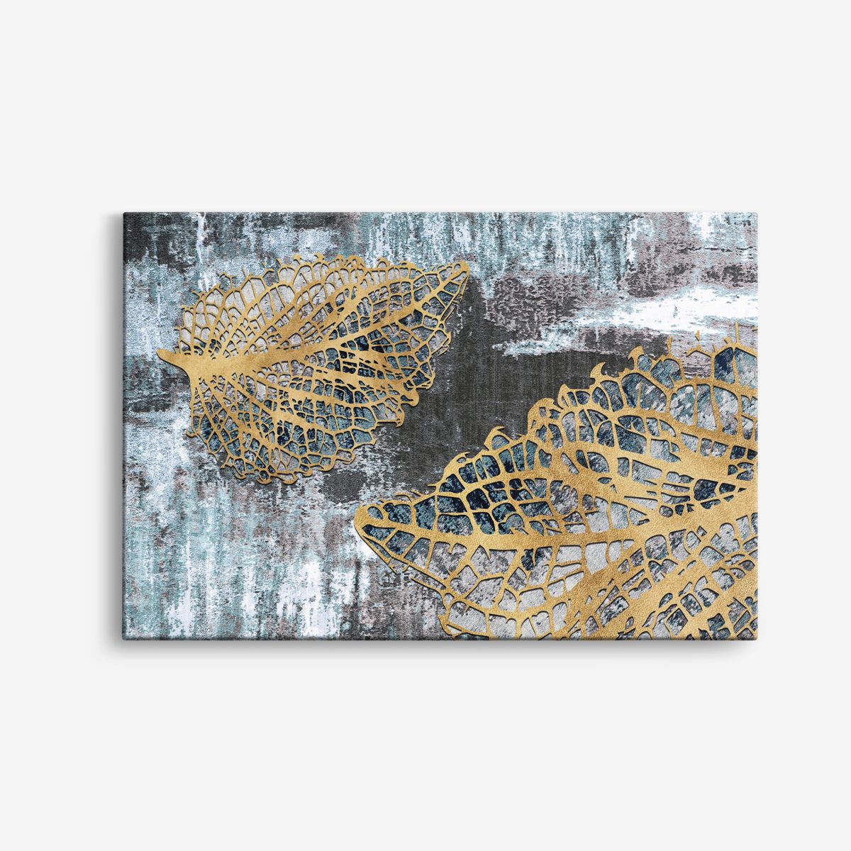 Gyllene Blad Canvas Konst