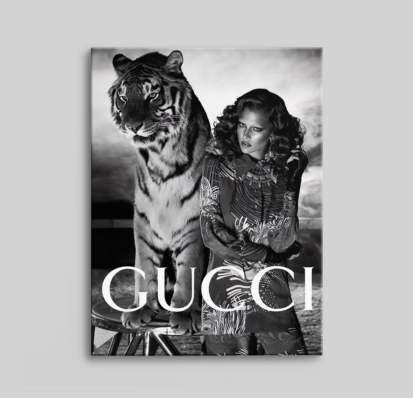 Gucci Kanvas Konstverk