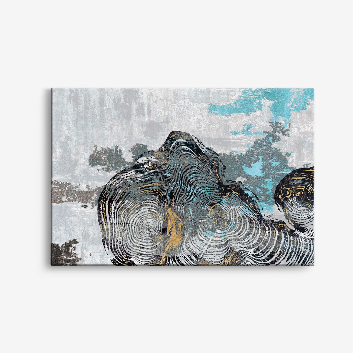 Abstrakt Canvas Konst med Texturer