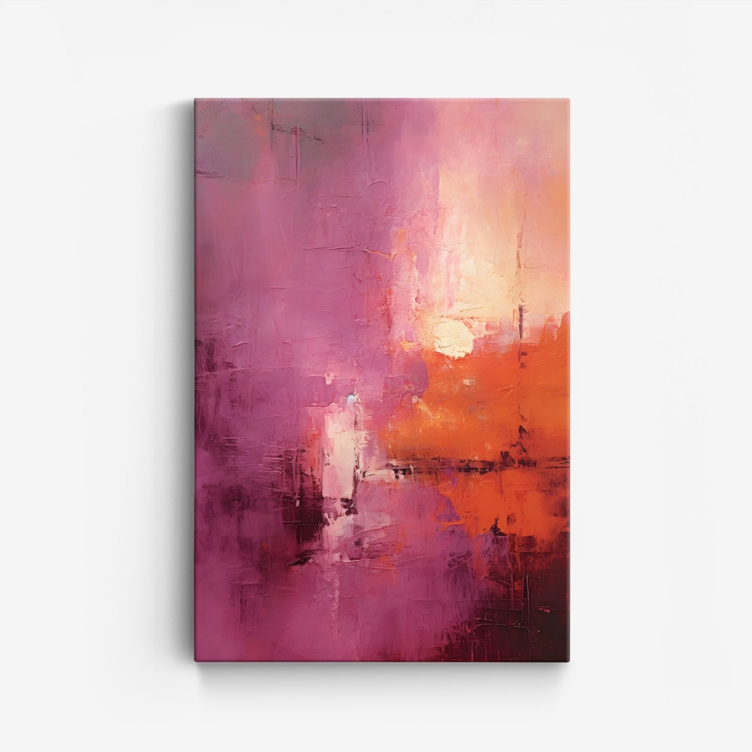 Abstrakt Målning Canvas