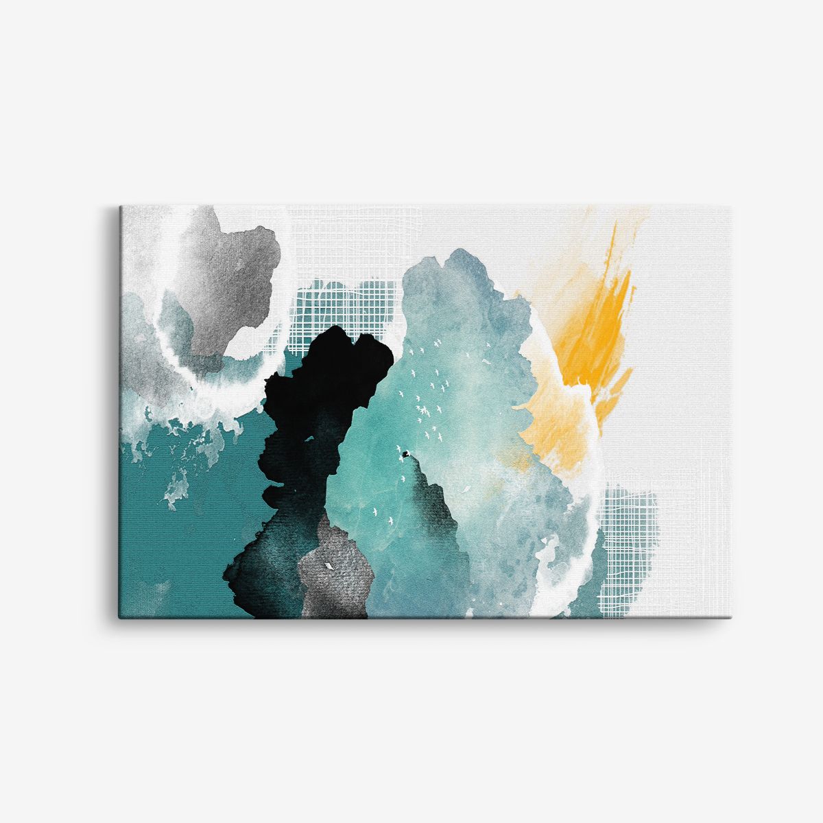 Abstrakt Akvarell Canvas
