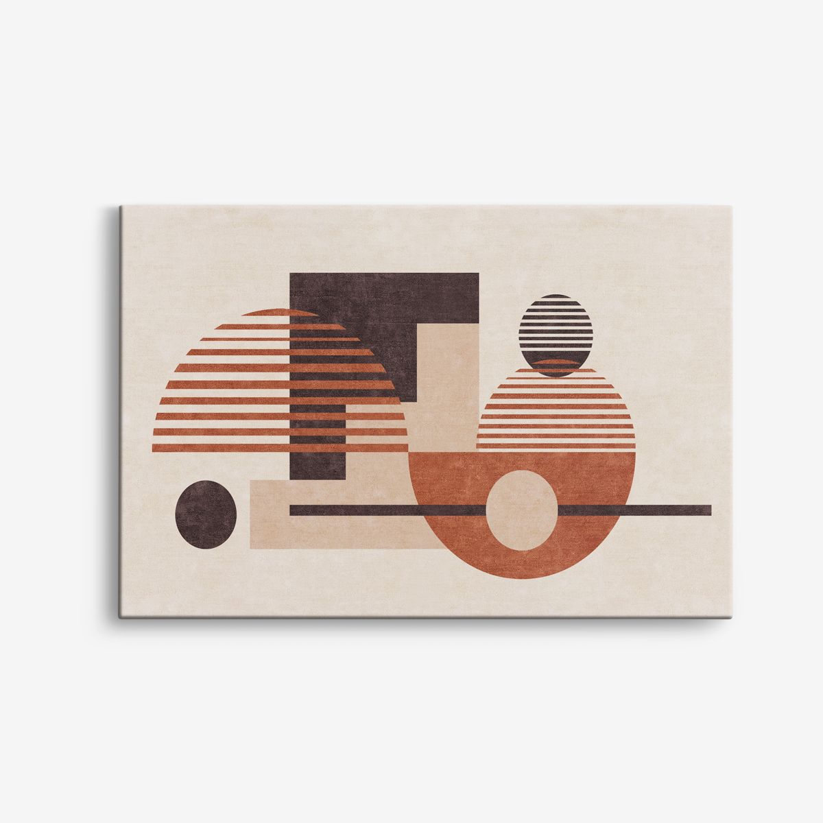Abstrakt Geometrisk Canvas Konstverk
