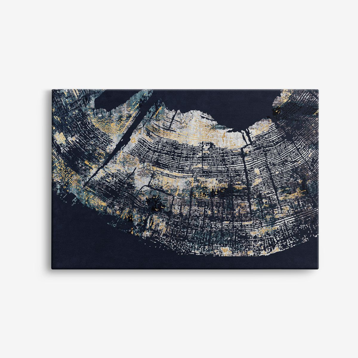 Abstrakt Trädring Canvas