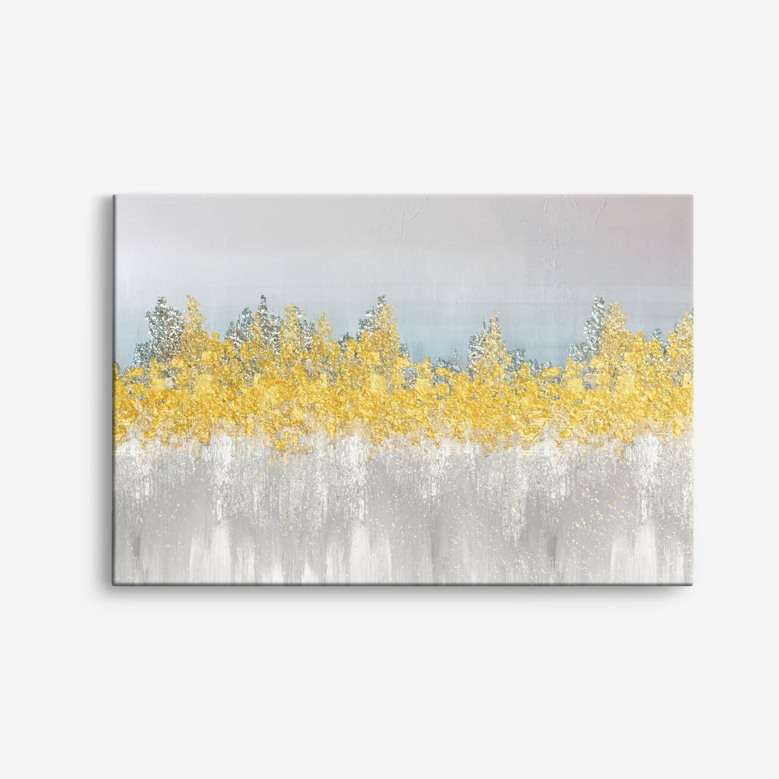 Gyllene Abstrakt Canvas Konst