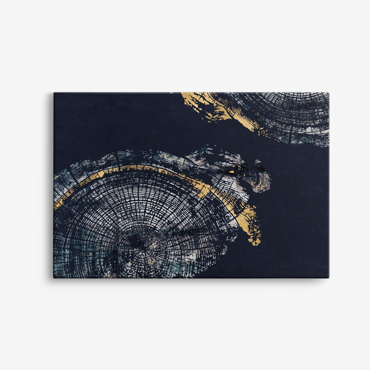 Abstrakt Trädskiv Canvas