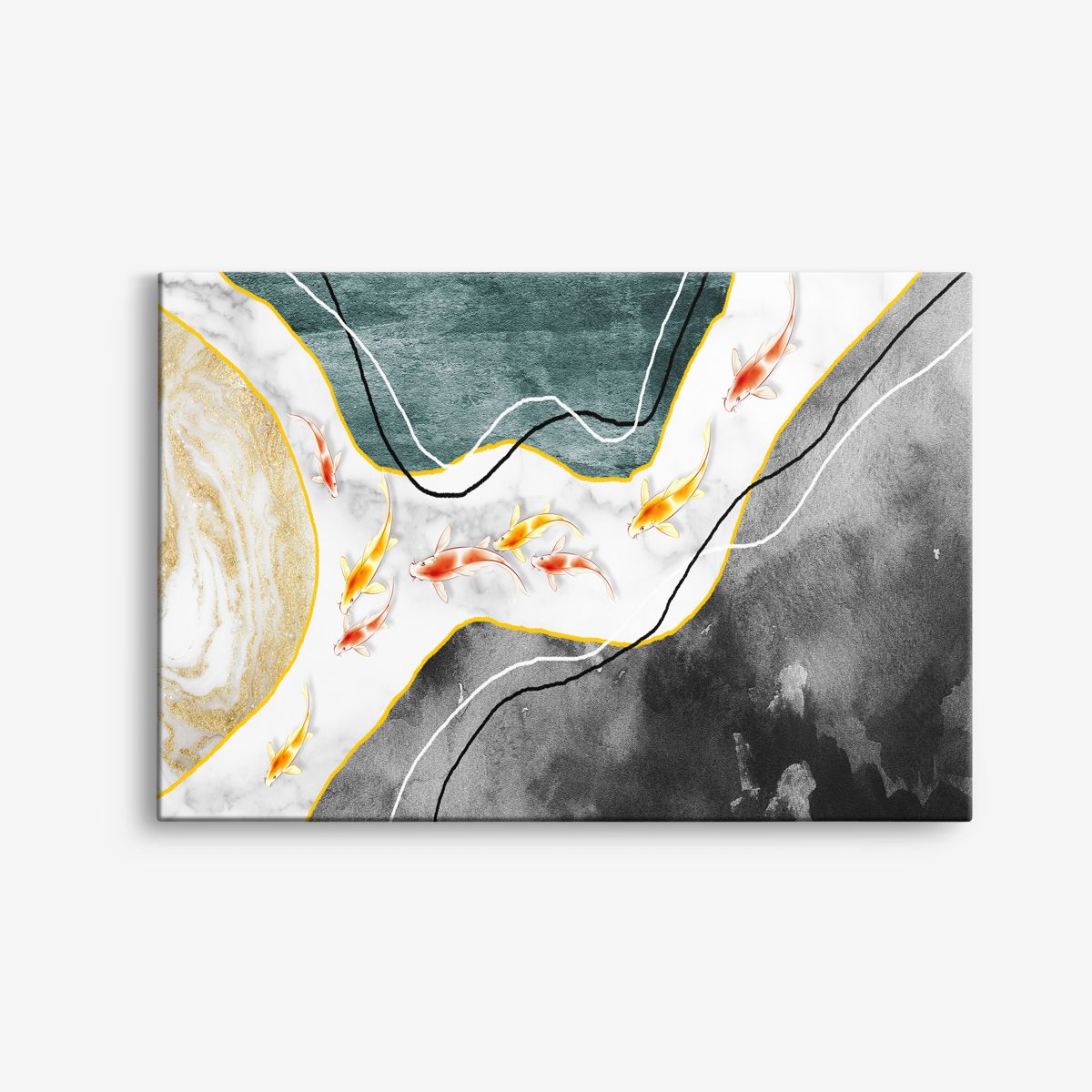 Koi Fisk Canvas Konst