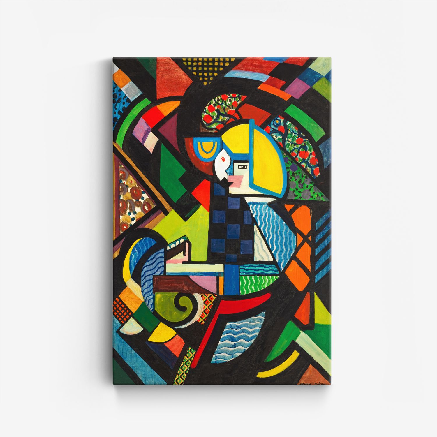 Abstrakt Konst Canvas - Enstaka Canvas