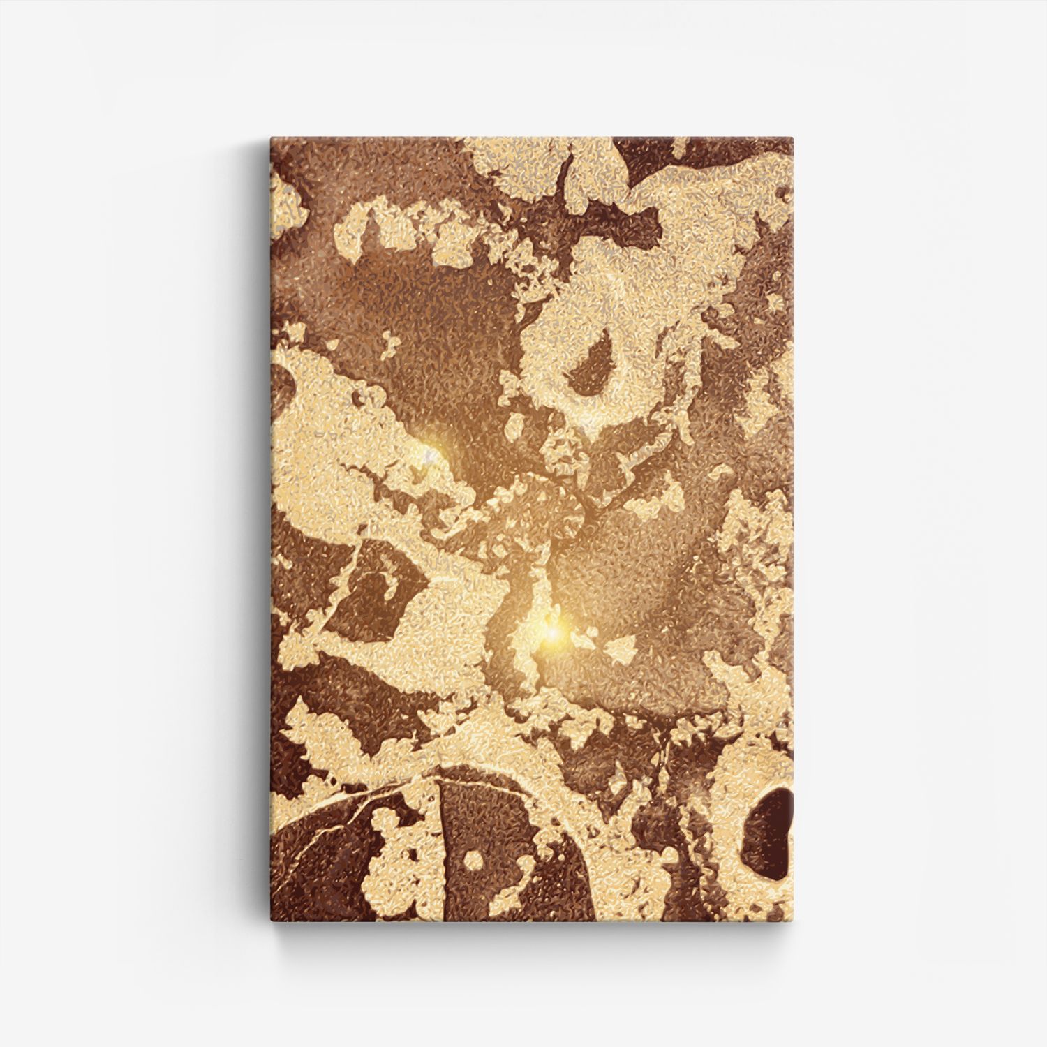 Abstrakt guldtextur canvas