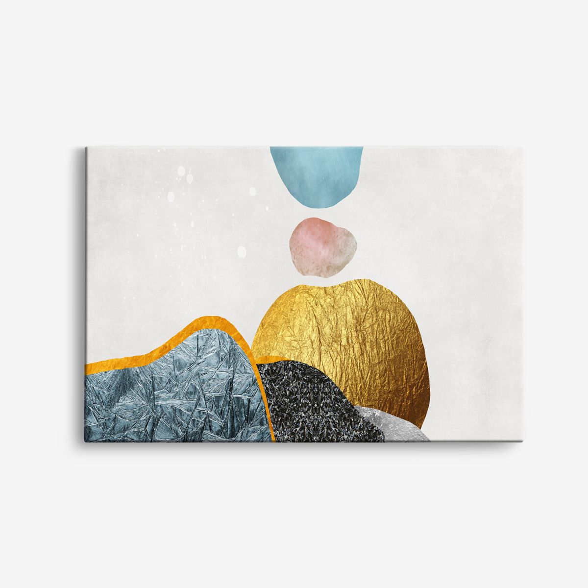 Abstrakt Former Canvas Konst