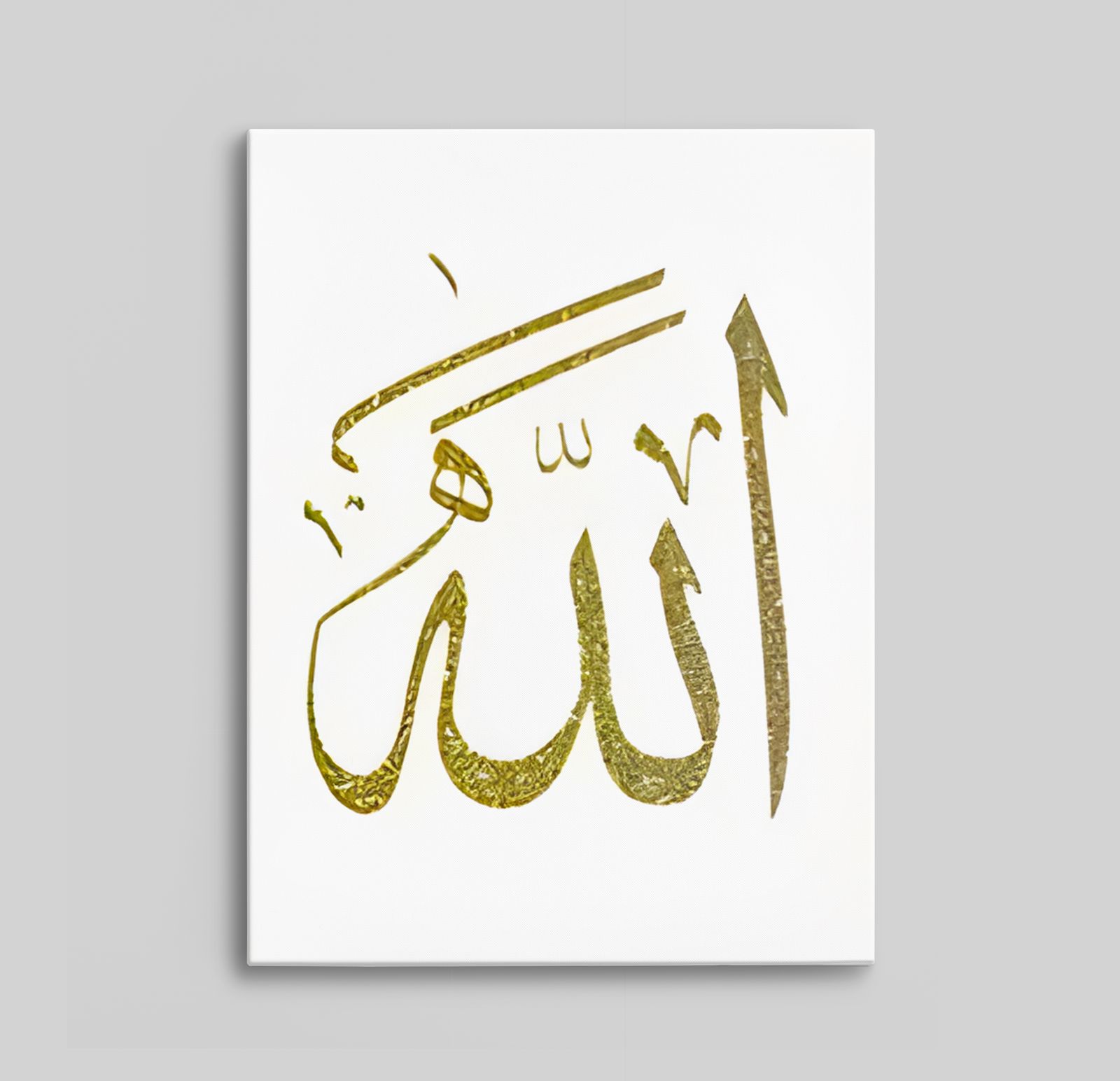 Guld Arabisk Kalligrafi Canvas