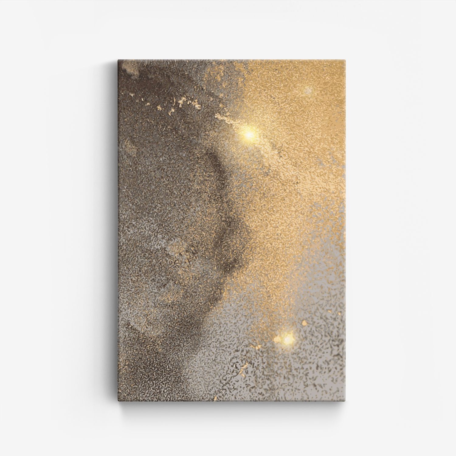 Abstrakt Guld Canvas Konst