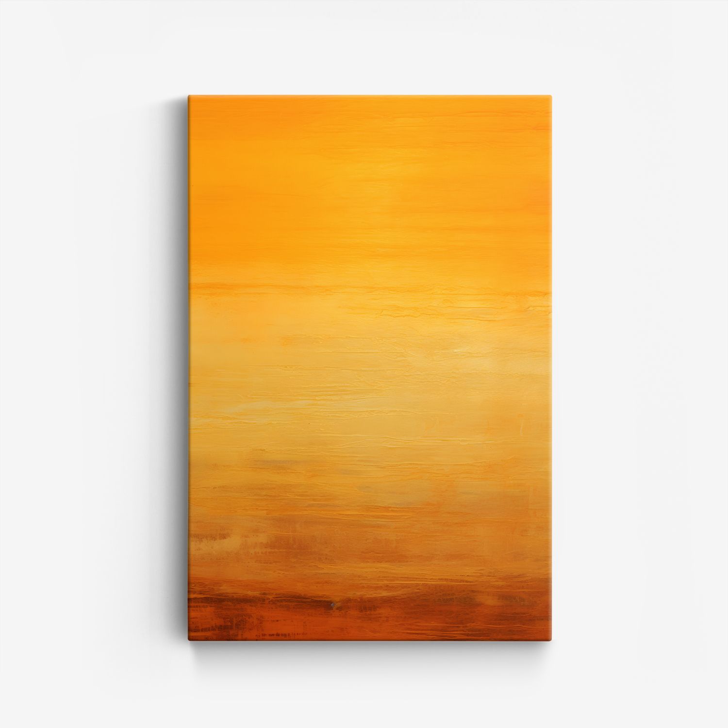 Abstrakt Canvas i Varma Toner - Singel