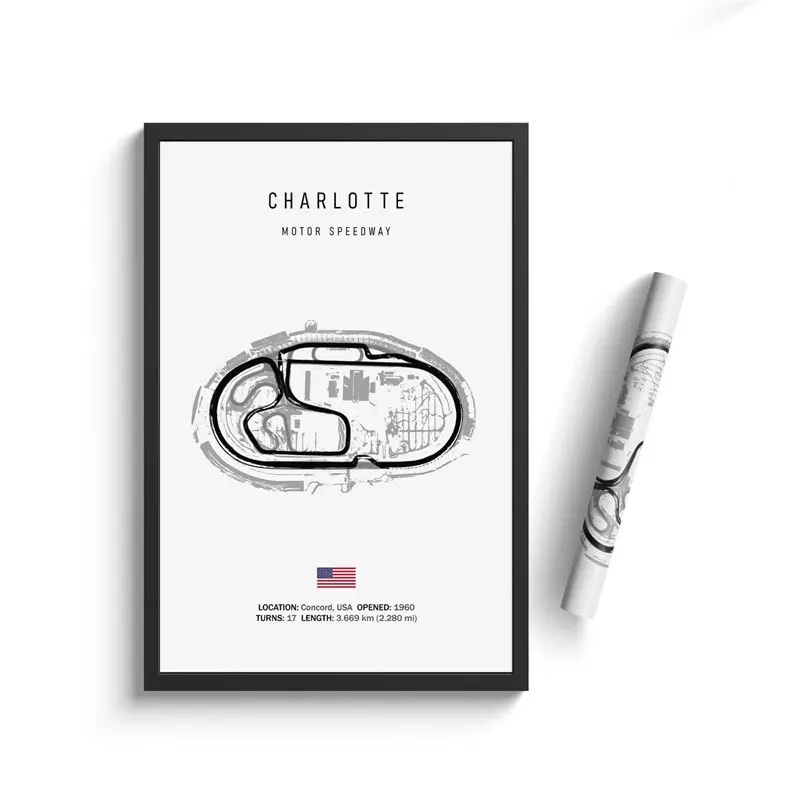 Affisch – CHARLOTTE / MOTOR SPEEDWAY