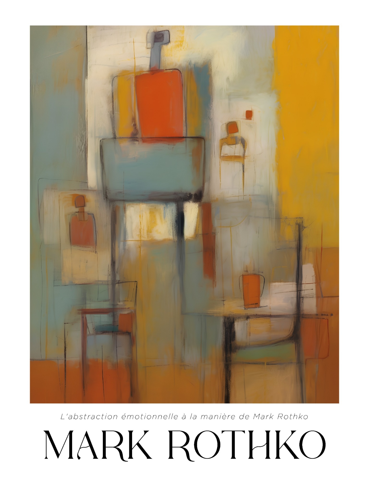 Poster - Mark Rothko Abstrakt