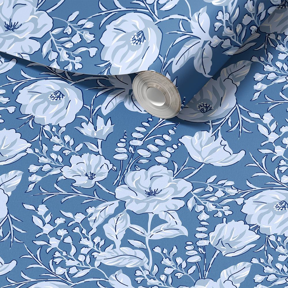 Blommönster Dekorplast