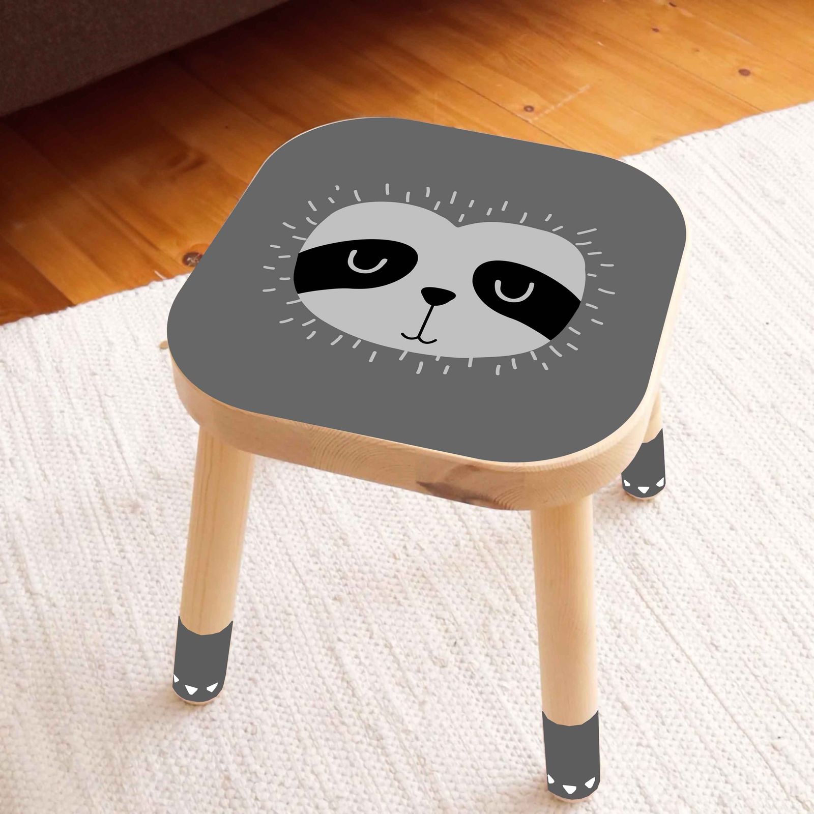 Självhäftande Dekal – Flisat Pall Dekal / Sengångardesign
