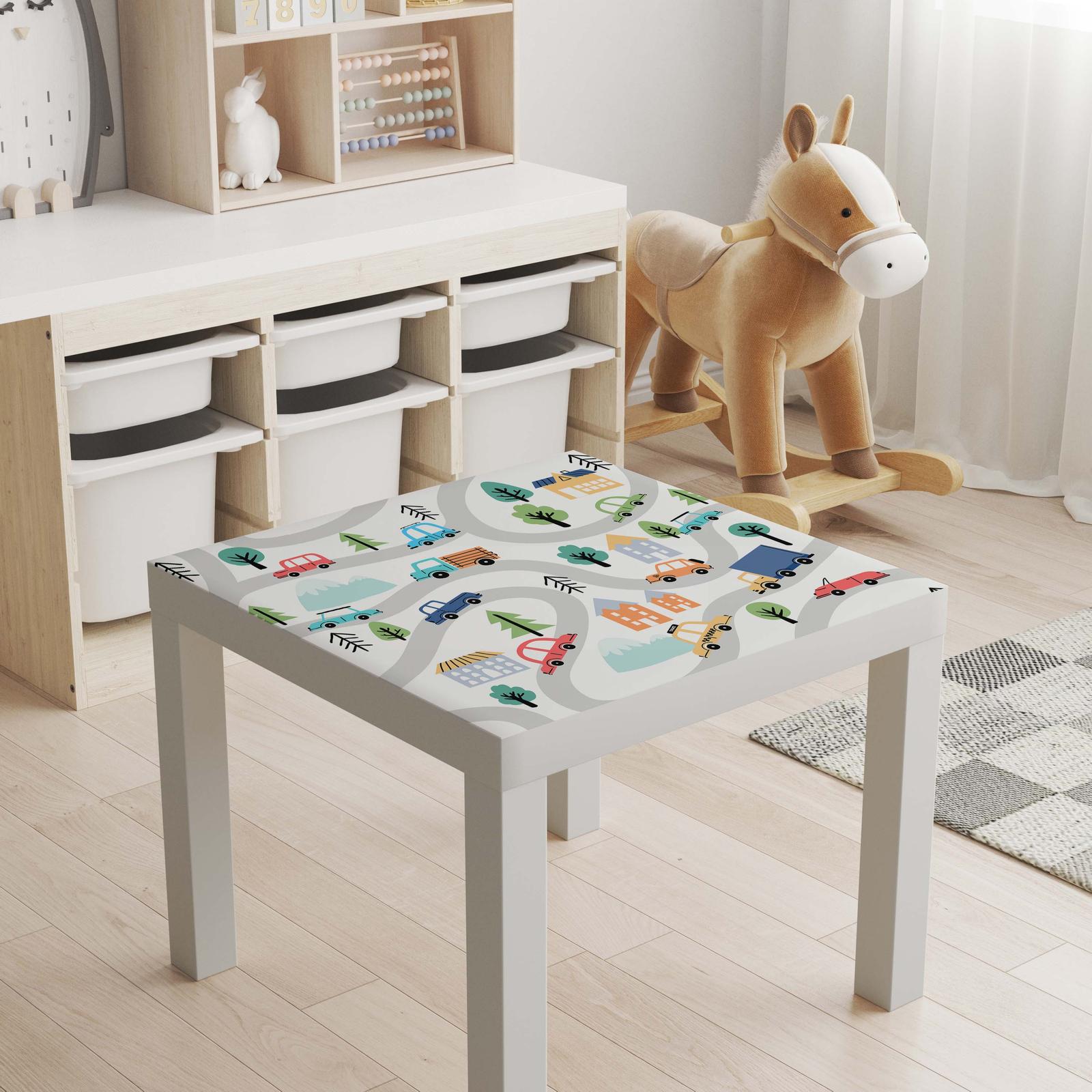 Självhäftande Klistermärke – Lack Bordsdekal / Färgglad Bil Design