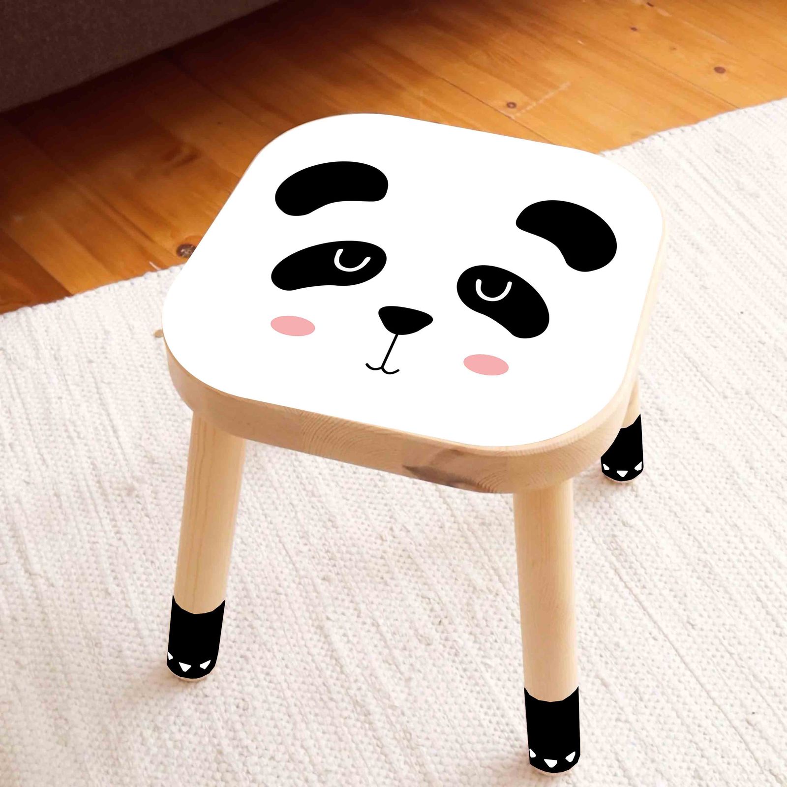 Självhäftande Klistermärke – Flisat Palldekal / Panda Design