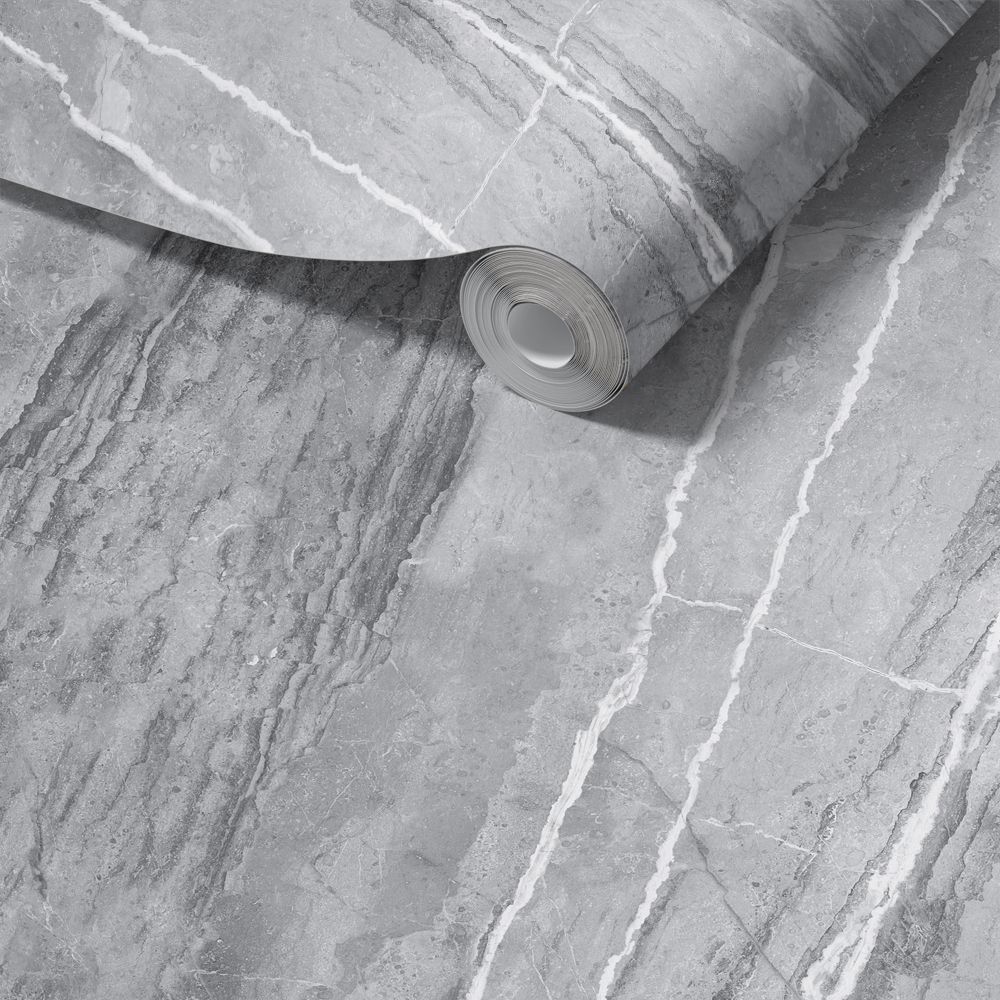Grå Marmor Dekorplast