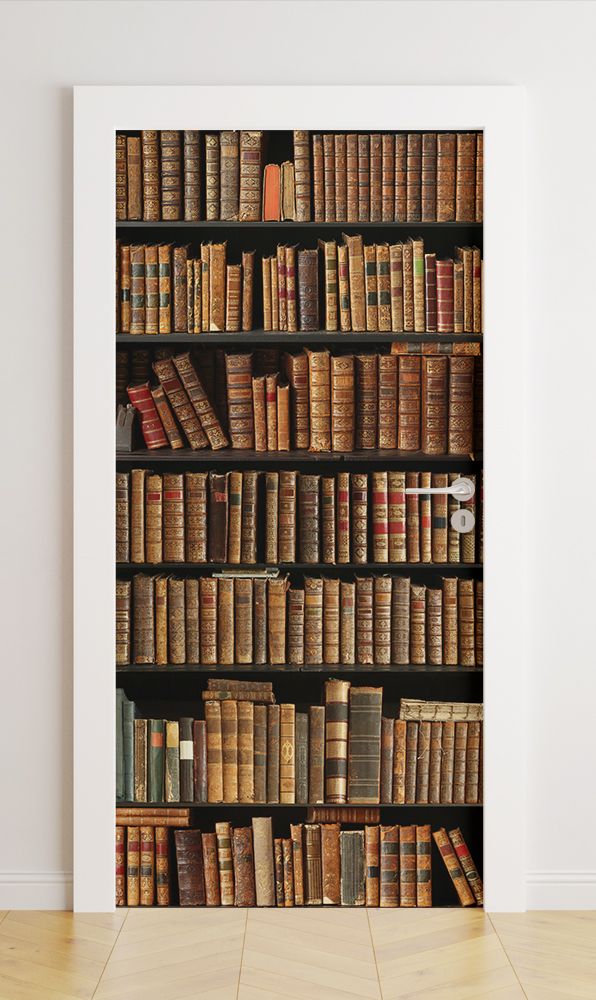 Dörrfolie - Vintage Books / Peel and Stick