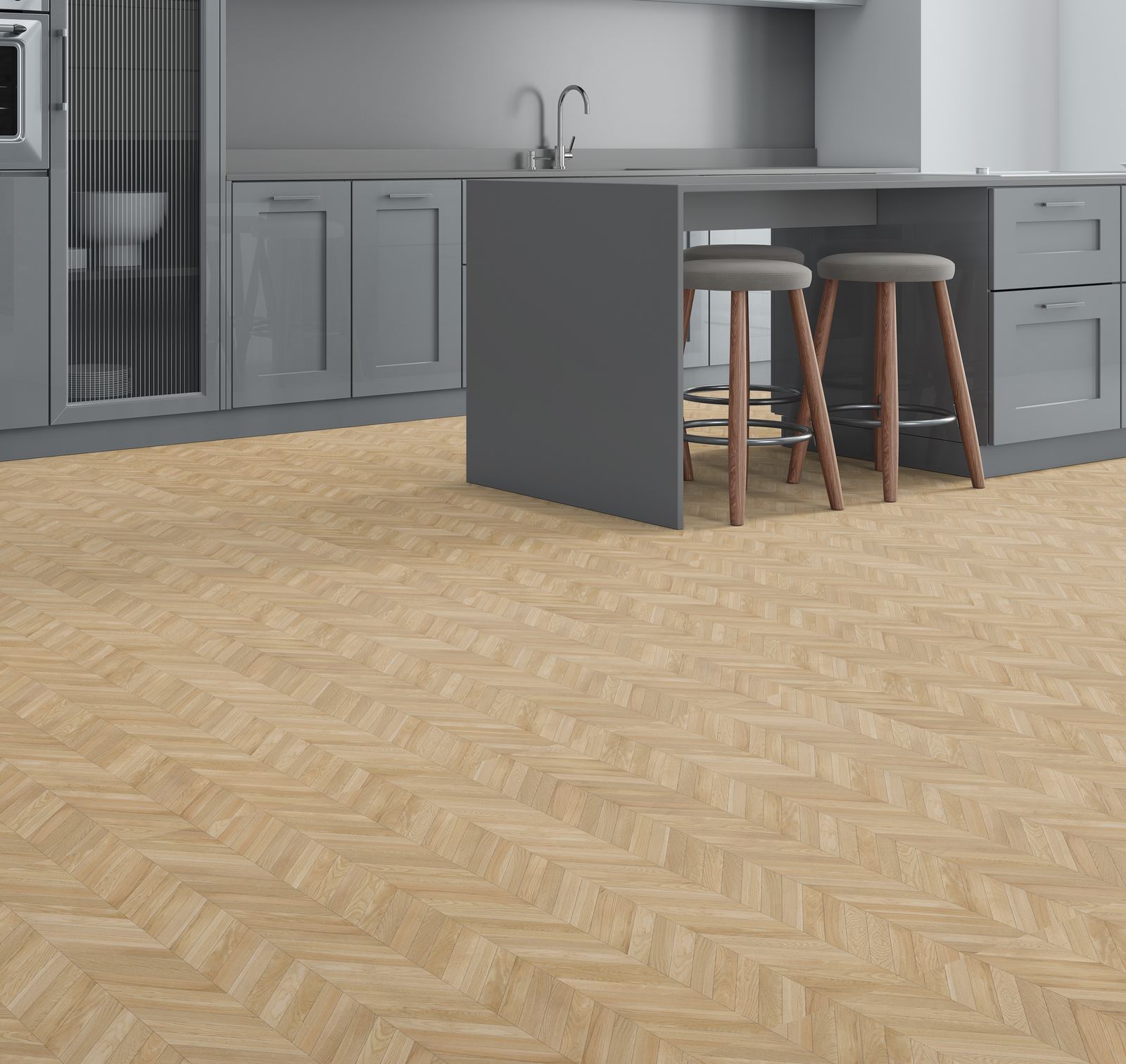 Dekorplast - Chevron Wood / Peel and Stick