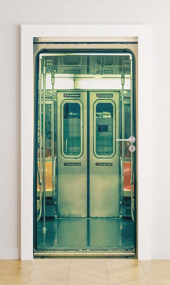 Dörrfolie - Subway Door / Peel and Stick