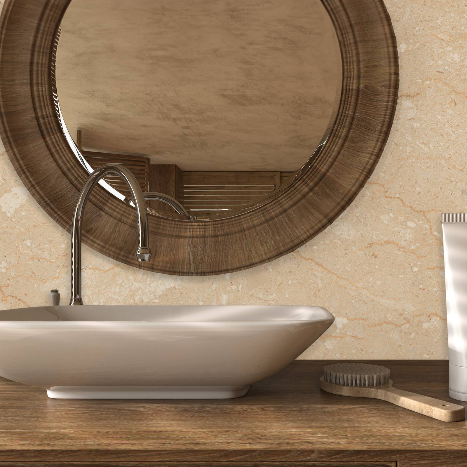 Elegant beige marmordekorplast