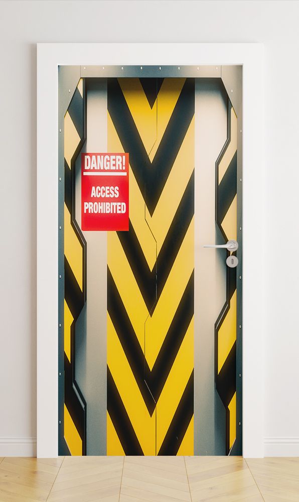 Dörrfolie - Industriell Fara Design / Peel and Stick