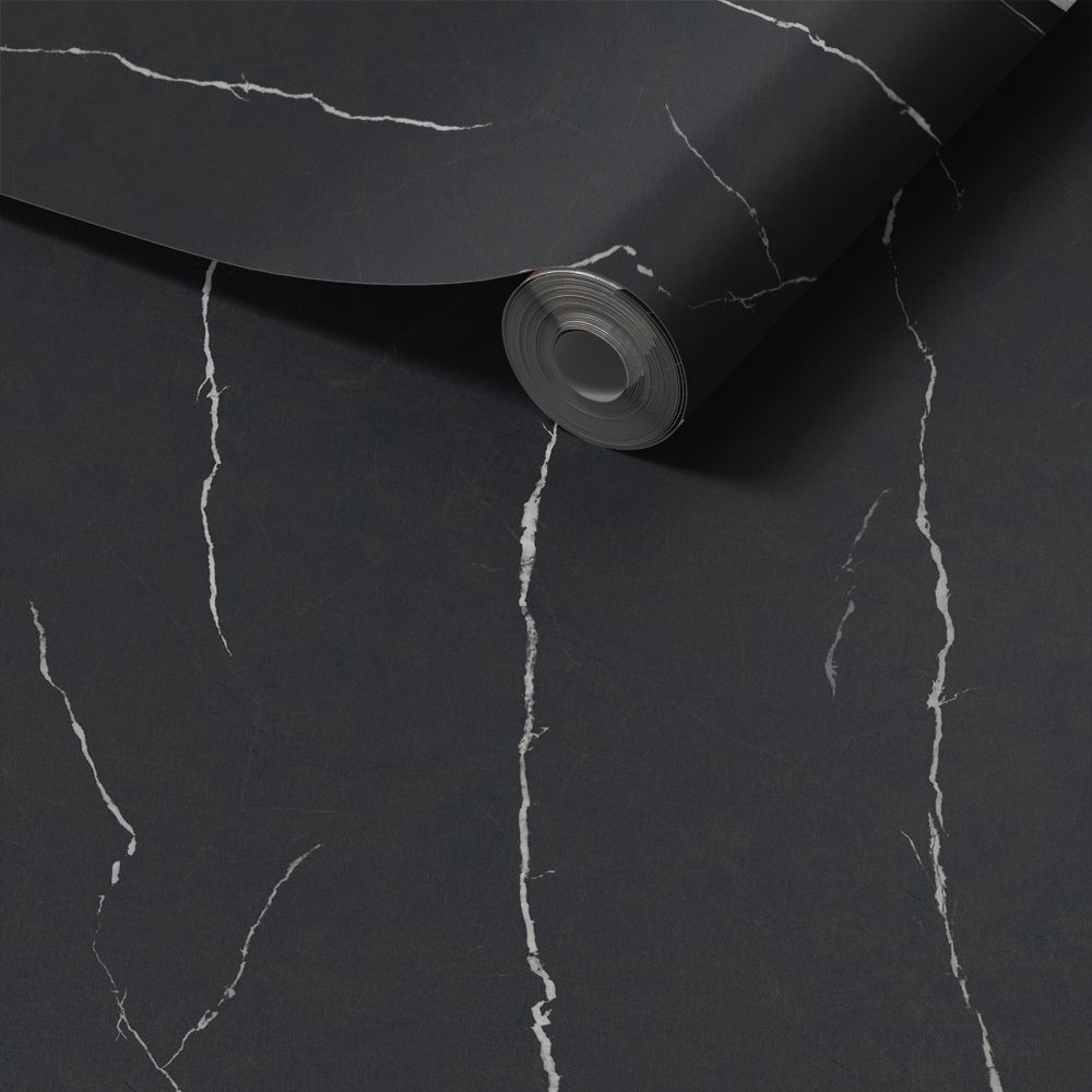 Mörk Marmormönstrad Dekorplast
