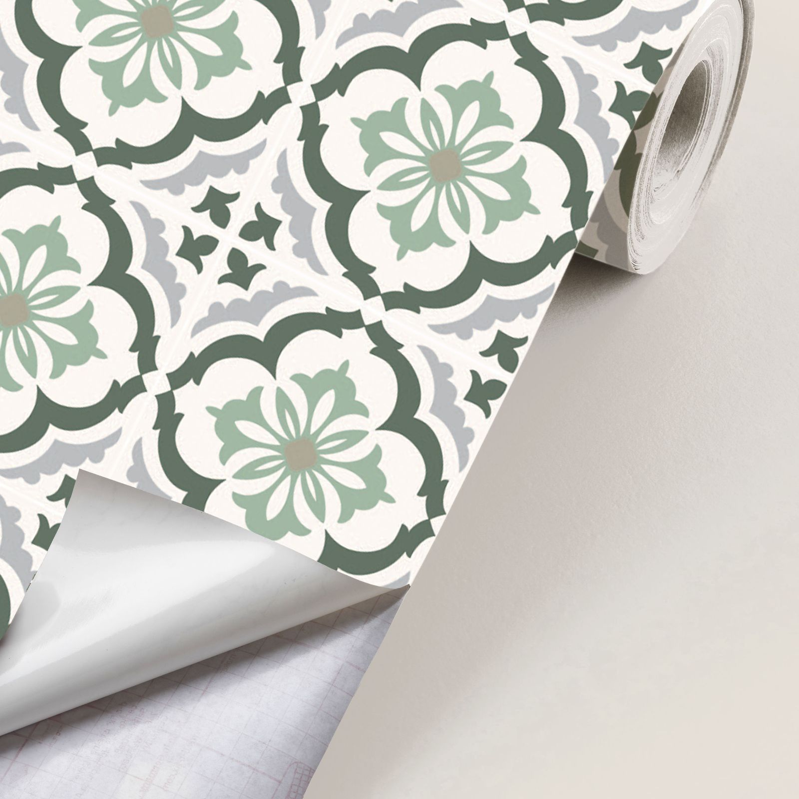 Dekorplast - Elegant Blommig / Peel and Stick