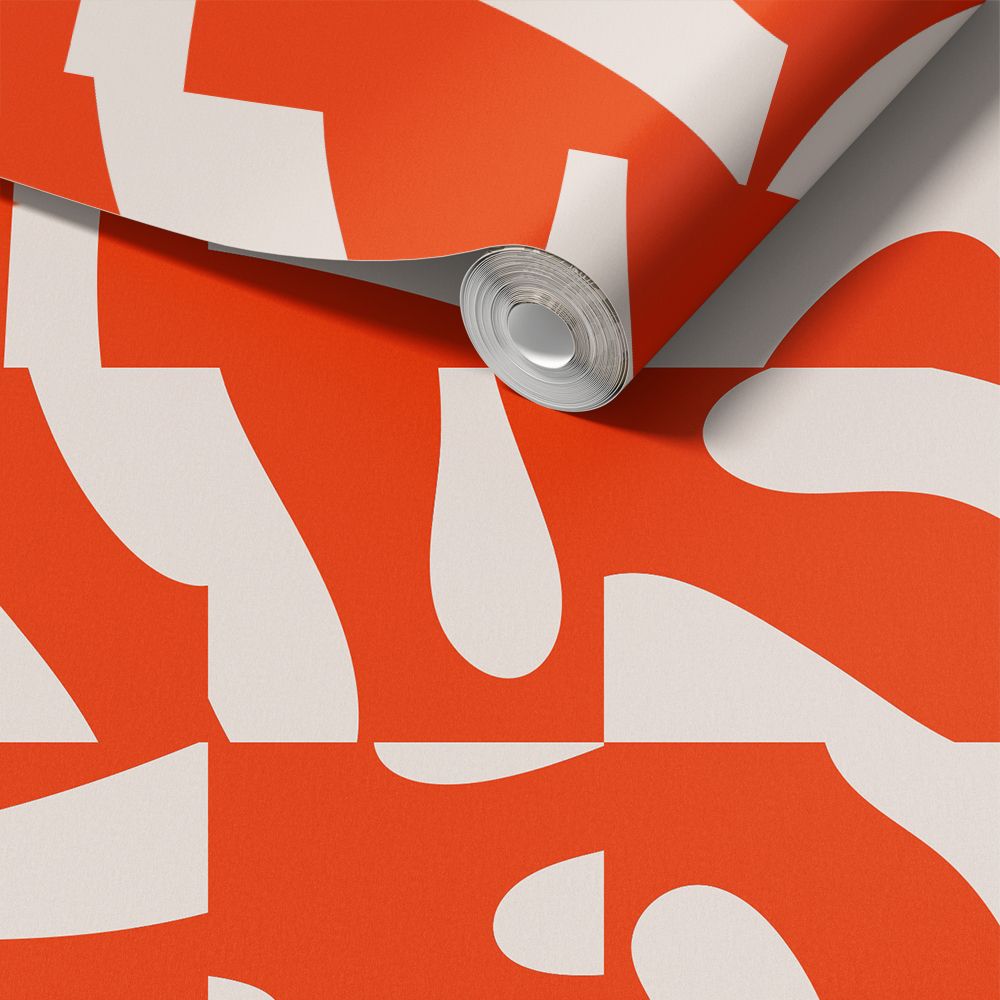 Dekorplast - Abstrakt Orange Design / Peel and Stick