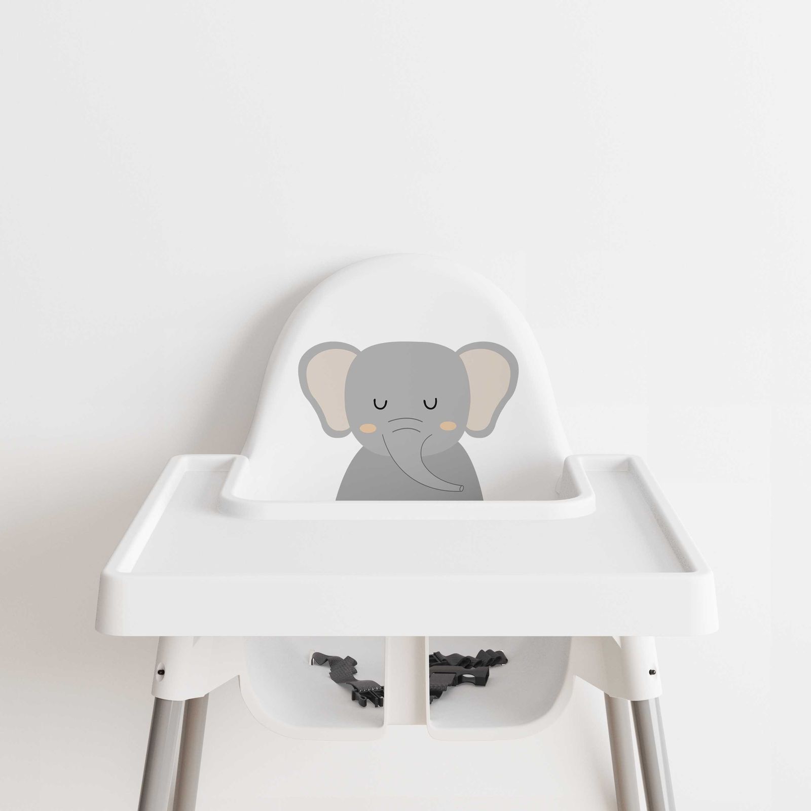 Självhäftande Klistermärke – Antilop Höga Stolsdekal / Sovande Elefant