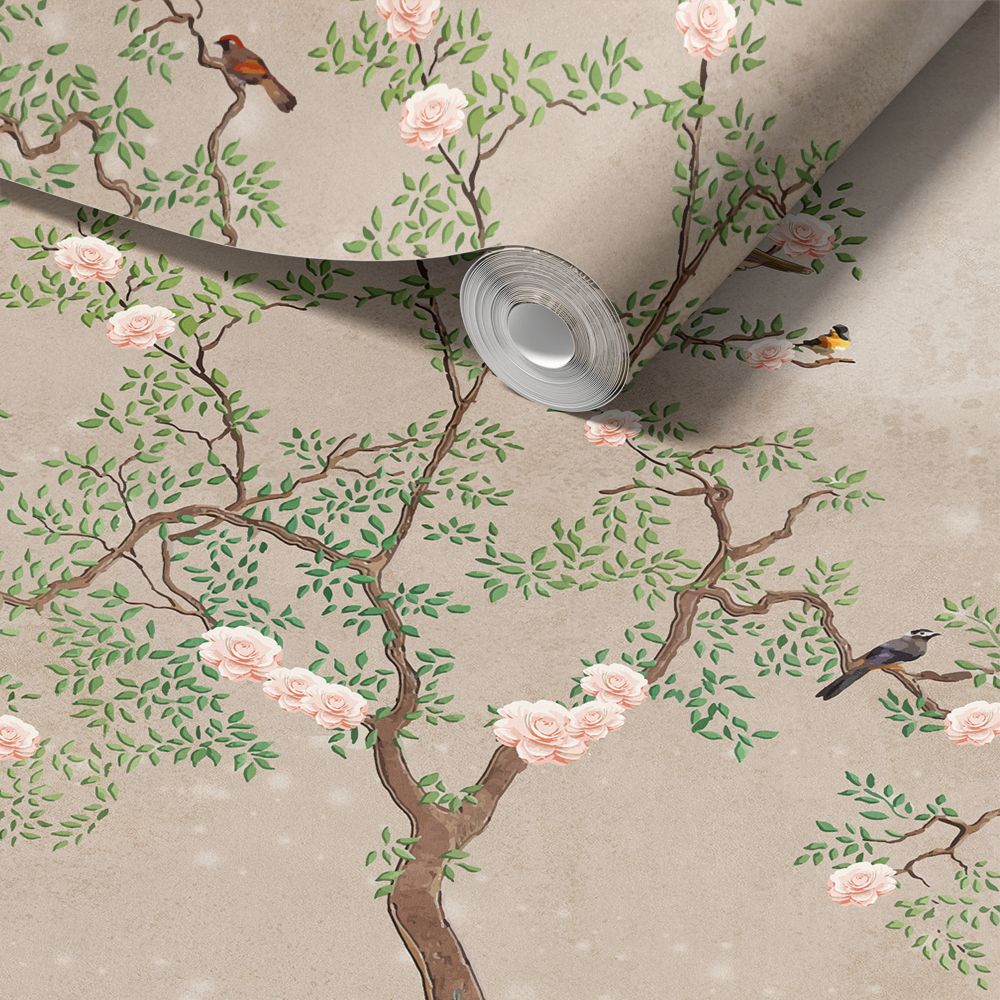 Dekorplast - Blommigt Träd Design