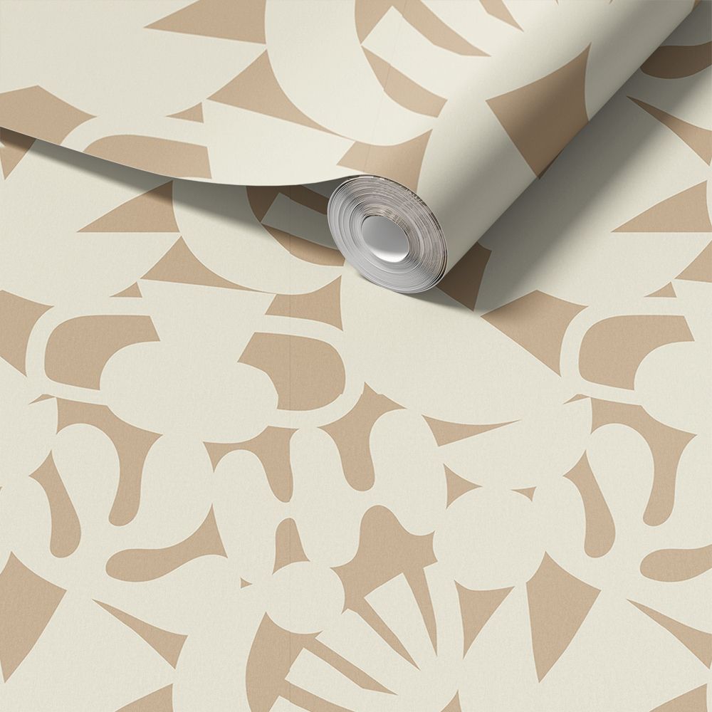 Dekorplast - Abstrakt Beige Mönster / Peel and Stick