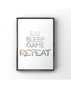 Affisch - Spel / Repeat