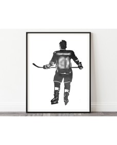 Affisch - Hockeyspelaretröja / Personlig