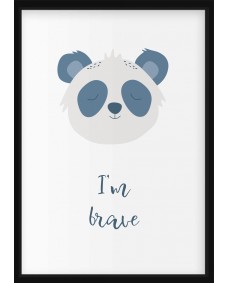 Affisch - Porträtt av Panda