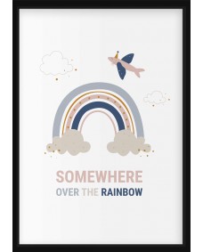 POSTER - Regnbåge, Somewhere over the rainbow
