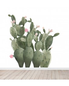 Väggdekal - Prickly Pear Cactus