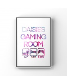 Affisch - Spel / Daisies Gaming Room
