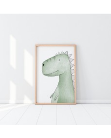 Affisch - Stegosaurus