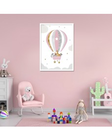 Poster - Djur i Luftballong