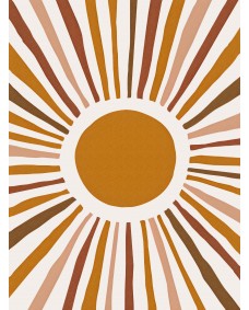  Affisch- Abstrakt Konst / Sun
