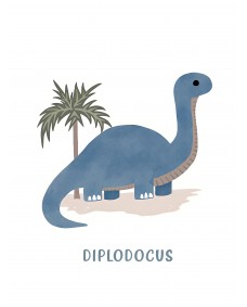 Affisch - Diplodocus