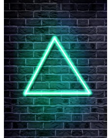 Poster - Spelkontroll Ikon / Triangel / Neon