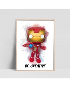 Poster - Ironman / BE CREATIVE